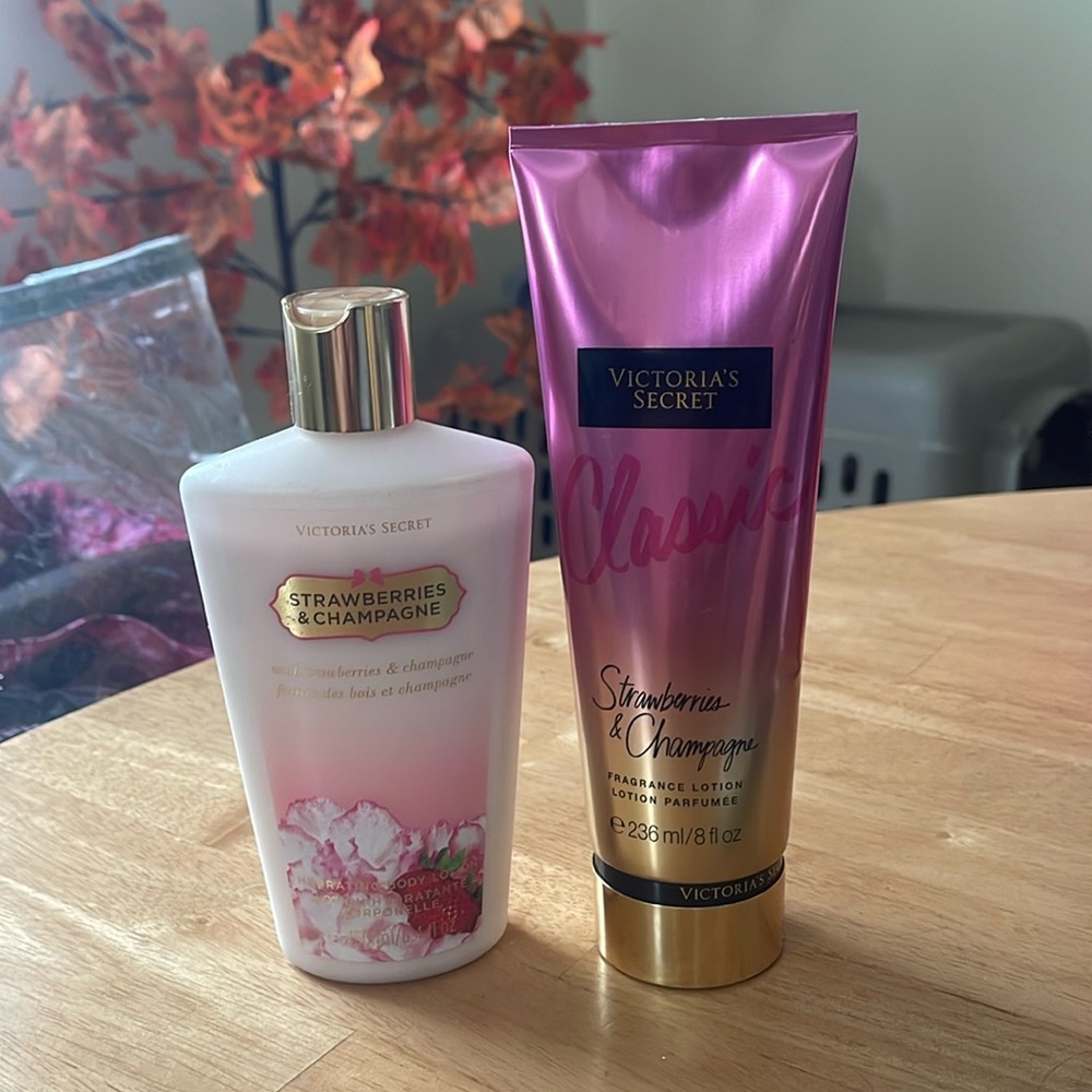 Strawberries and Champagne Victoria Secret bundle